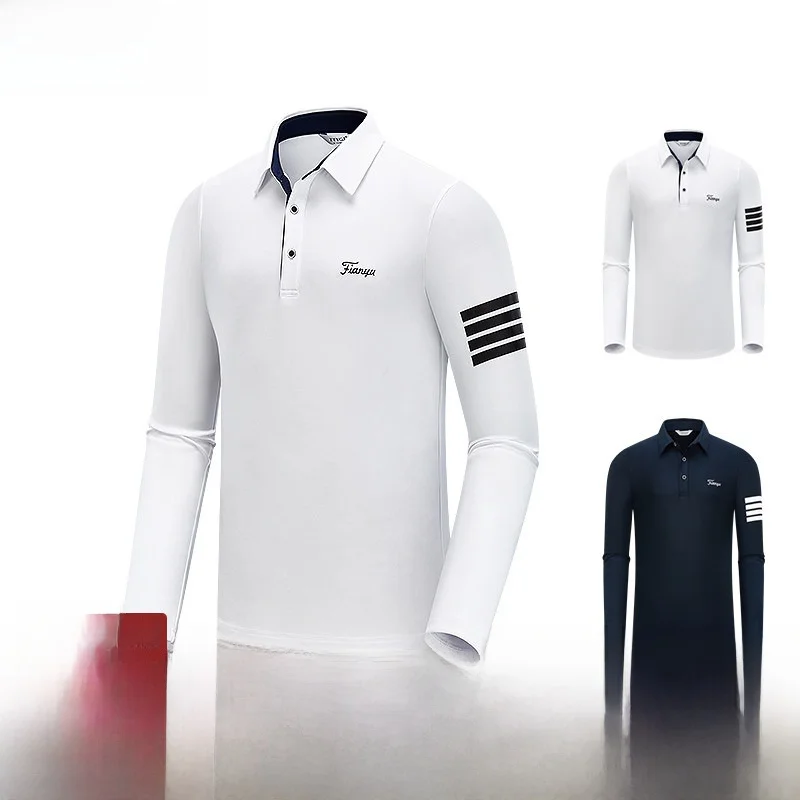 men's-long-sve-irt-golf-t-irt-casual-sports-blue-white-couple's-turn-down-collar-leisure-faion-top-apparel