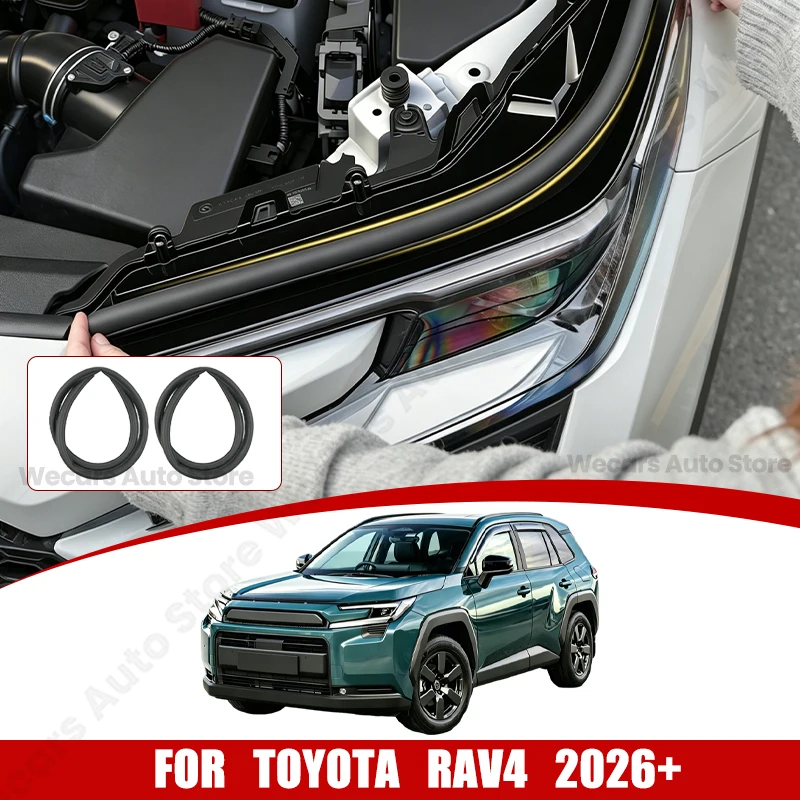 

For Toyota NEW RAV4 XA60 2026+ Sealing Strip Headlight Car Front Windshield Sealing Strip Trim Protector Car Accessories