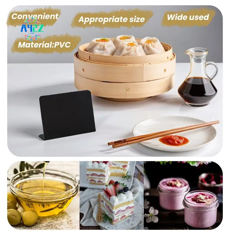 

A42Z-20Pcs 4 X 3 Inches Mini Chalkboard Table Tent Sign Chalkboard Buffet Tags Food Label For Party Tabletop Chalkboard Signs
