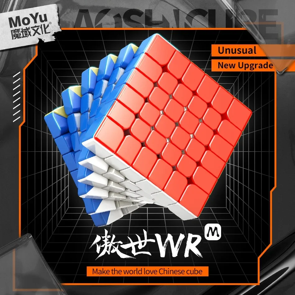 Moyu Aoshi WRM 6X6 Cubo Magico Magnetico di Velocità Senza Adesivo Professionale Agitarsi Giocattoli Aoshi 6X6 WR M Cubo Magico Puzzle