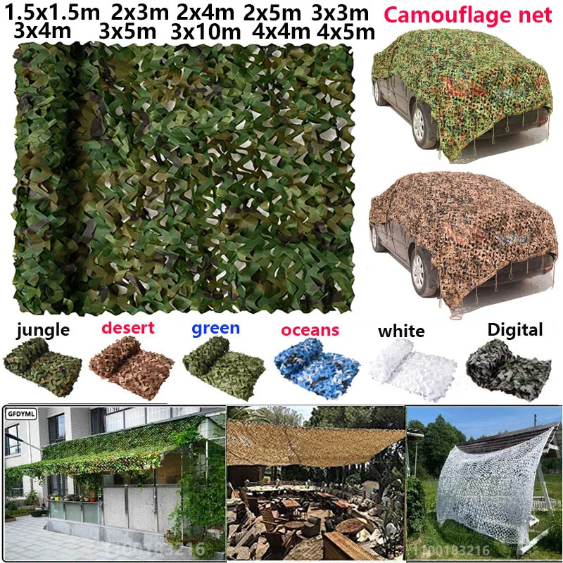 camouflage net hunting camouflage net camouflage net garden pavilion car tent awning blue white green desert beige