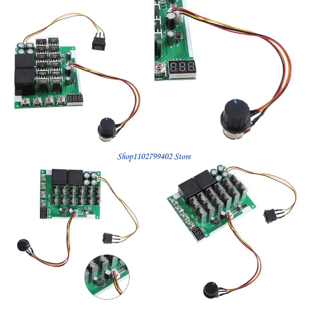 

547F Motor Speed Controller 12V 24V 36V 48V 10-55V 60A Forward / Reverse Switc
