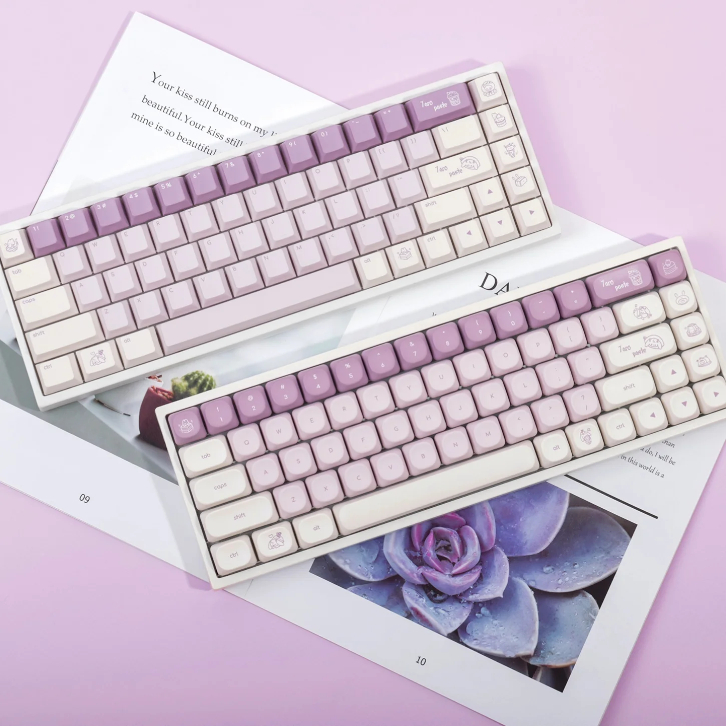 Conus Rabbit Theme Mechanical Keycap PBT Cherry/COA Highly Suitable for 60/84/98/108 Layout Mechanical Keyboard