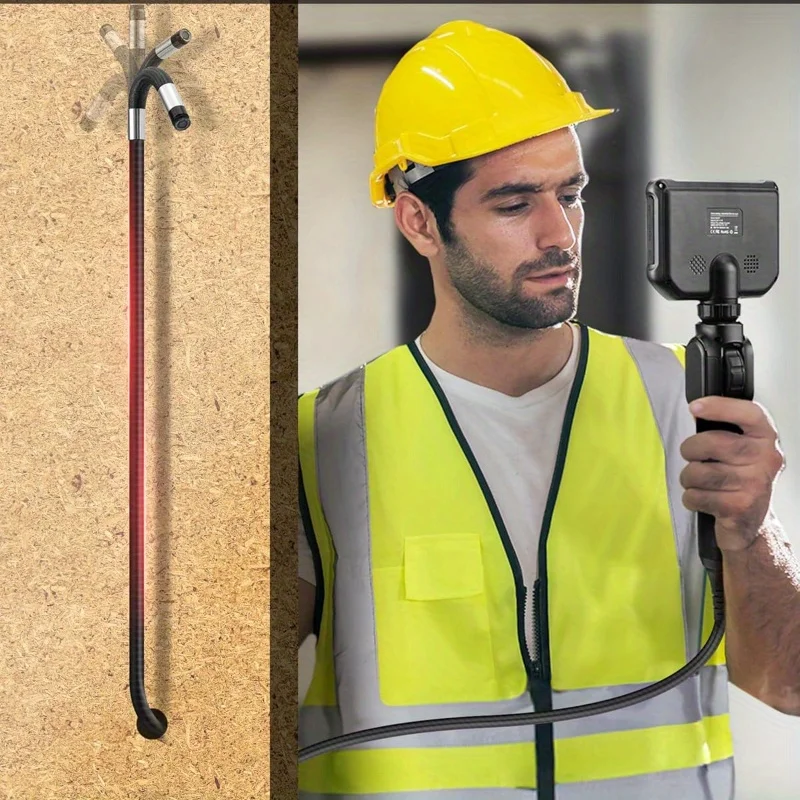 Endoscopio industriale ruotabile a 180 gradi Adatto per l'ispezione delle tubazioni e l'ispezione dell'aria condizionata