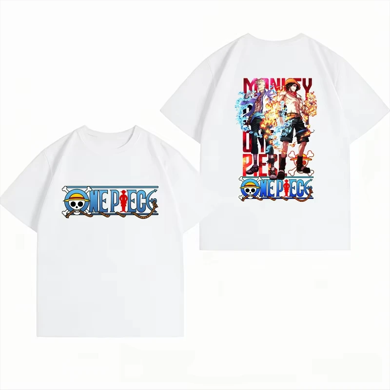 ONE PIECE White Beard Edward·Newgate Printed T-shirt Men's and Women's T-shirt Men's Top Sports T-shirt Men's T-shirt Harajuku