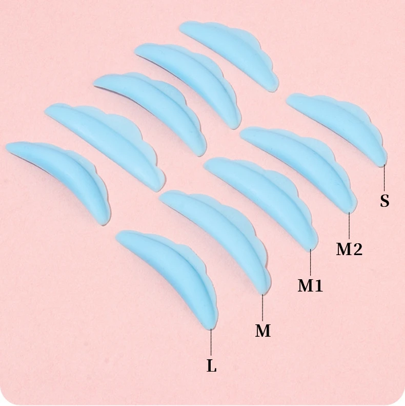 5Pairs Eyelash Perming Curler Lift Pads 3D Lashes Perm Rods Shell Silicone Lash Lifting Kit Makeup Beauty Tool