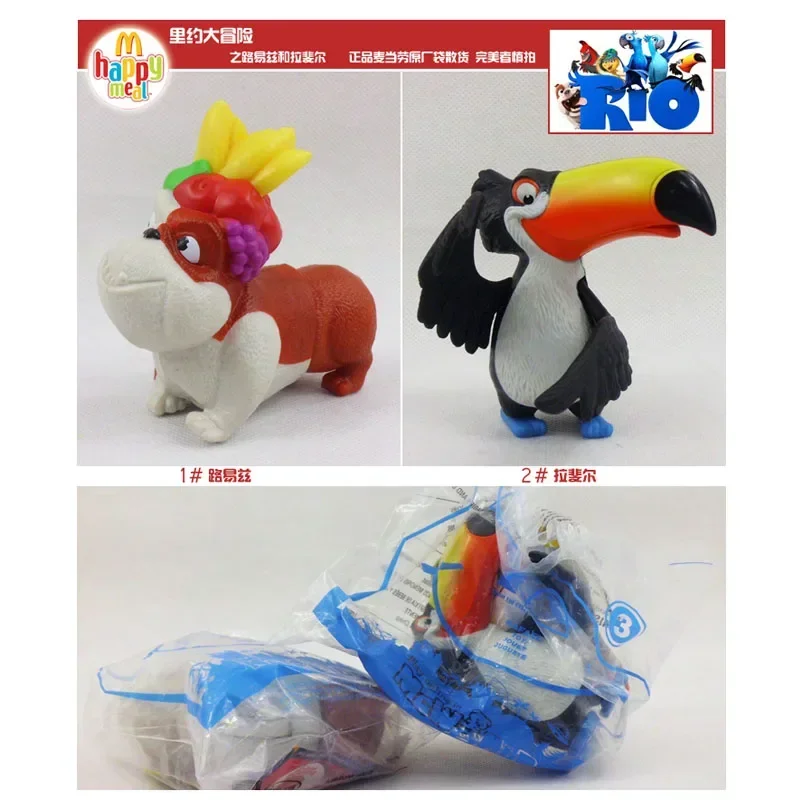 

McDonalda Figure Rio Doll Big Adventure Luiz Rafael Blu Jewel Ornaments Accessories Children Present Birthday Gift