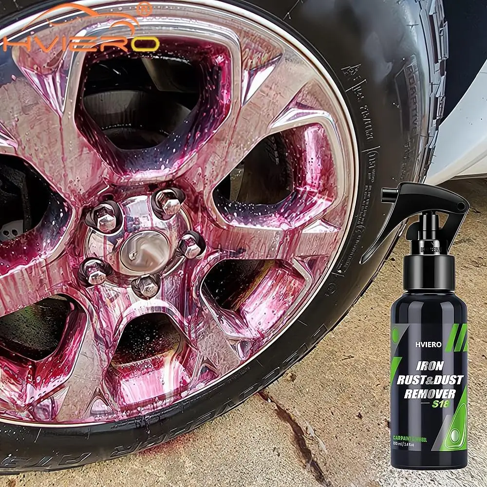 50/100/300ML Protect Wheels Brake Discs From Iron Dust Iron Removal Agent Rim Cleaner Rust Cleaner Auto Detail Chemical Car Care