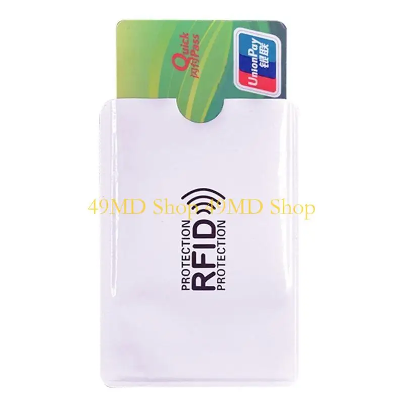 49MD حامل بطاقة الائتمان التجارية RFID حجب الأكمام حامي درع حامل لCas #1