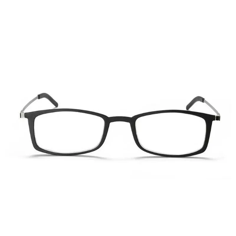 Anti-Blaulicht-Lesebrille mit dünnem quadratischem Rahmen, rechteckig, Tr90-Lesebrille, dünnes Brillenetui, zusammenklappbare Presbyopie-Brille + 1 1,5 2 2,5 – Detail 4