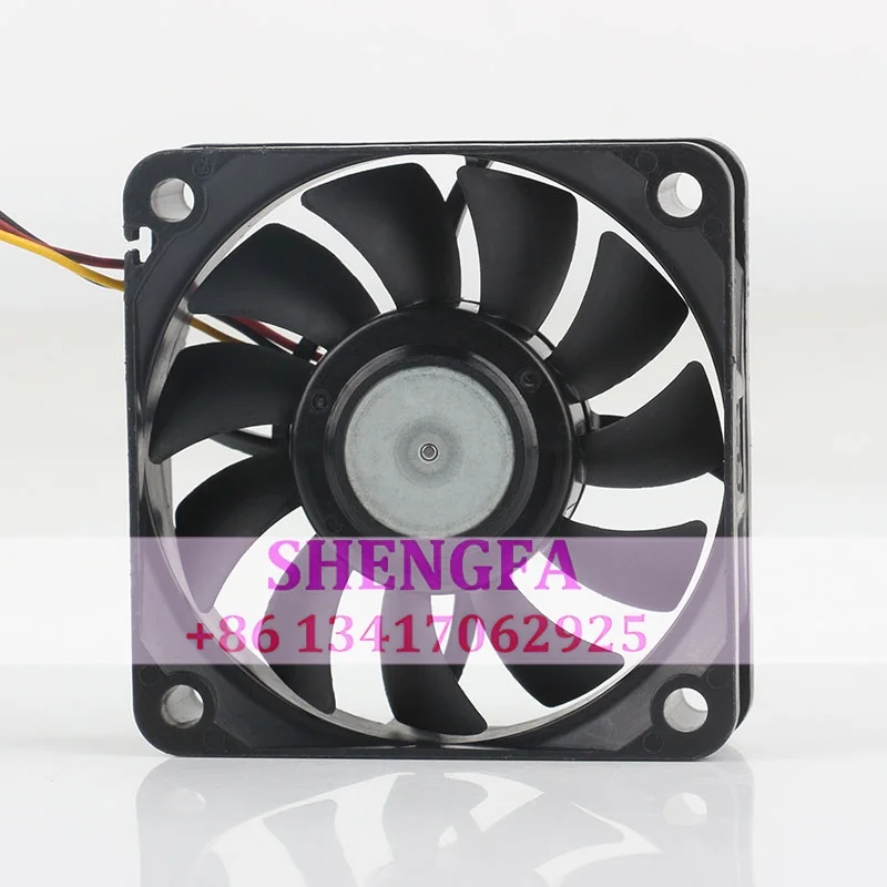 Original Nidec 5V 24V 48V DC 12V 0.09A AC EC 6015 6CM 60X60X15MM Three-wire Silent CPU case Inverter U60R12MMAB-53 Cooling fan