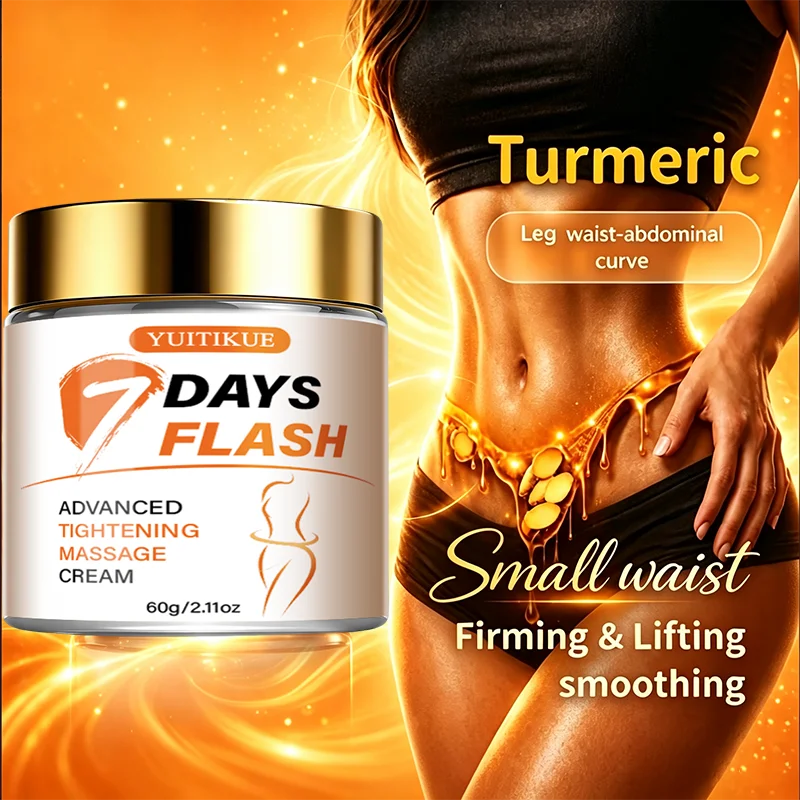 YUITIKUE 7 Days Flash Body Tightening Massage Cream 60g Firming Lotion Long Lasting Moisturizing Body Shaping Skin Care