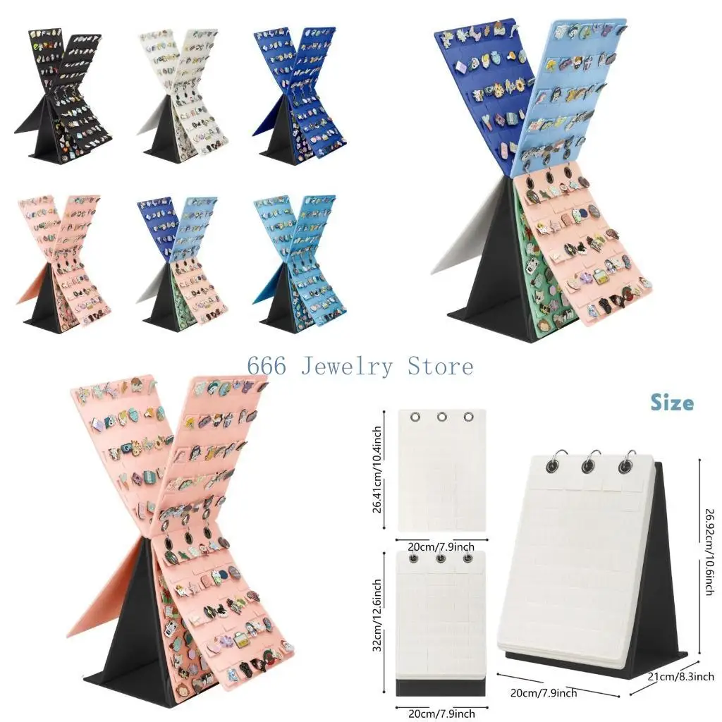 

F2TD Tabletop Well Brooch Display Ractation Multilevel Home Collection