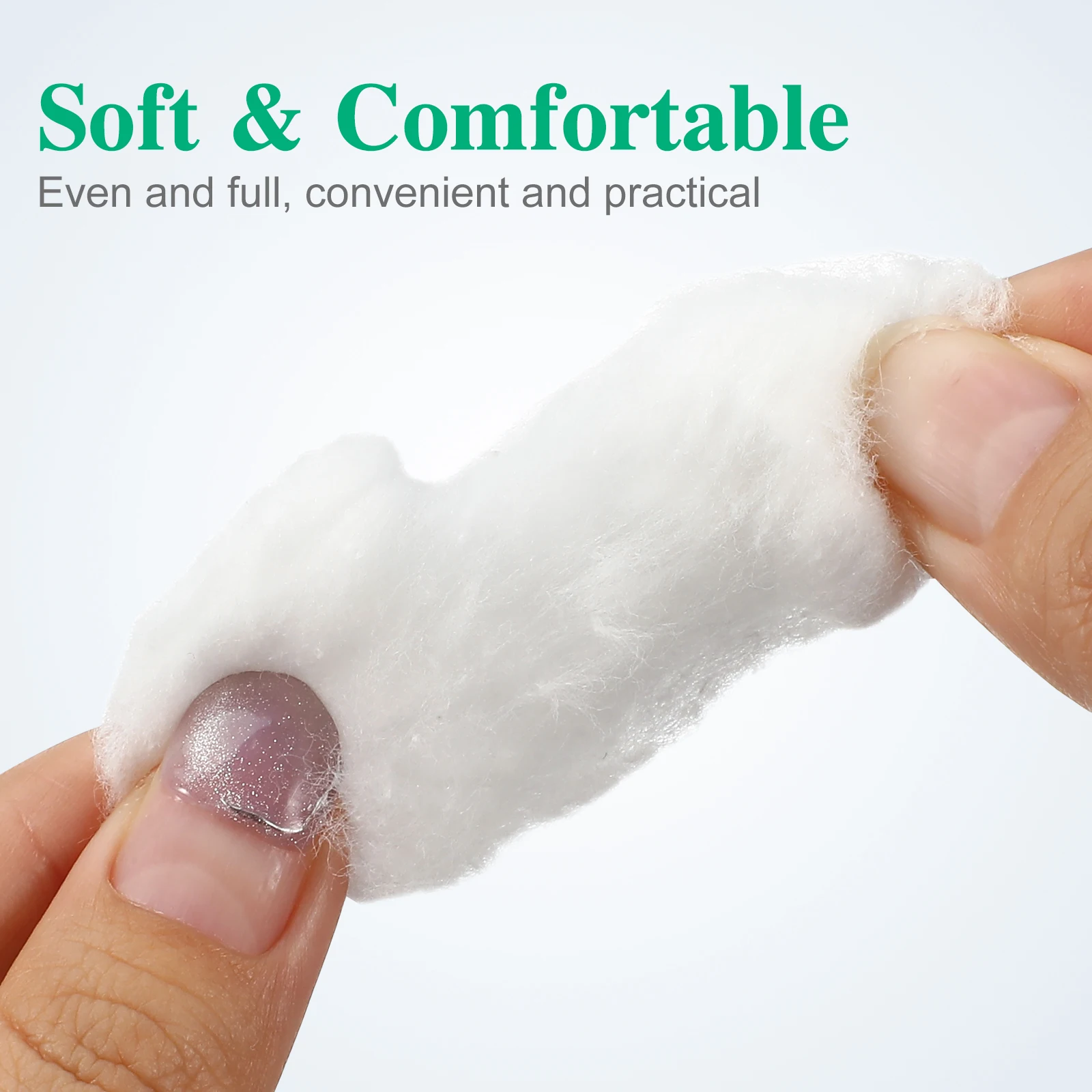 400Pcs Medical Cotton Balls Soft Absorbent Disposable Makeup Removing Salon Cotton Ball Balls
