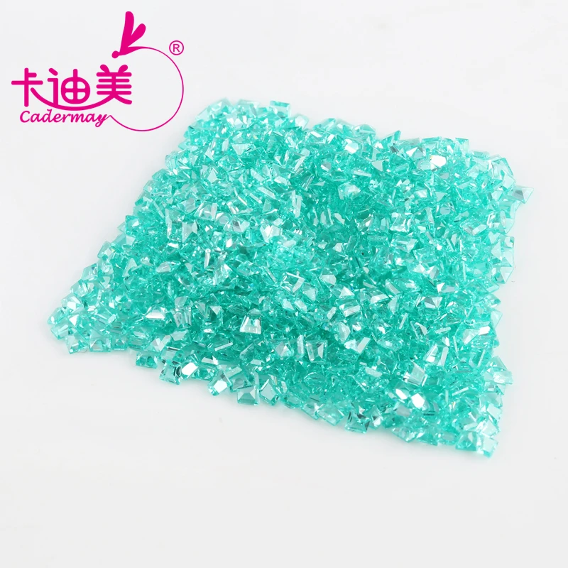 

Cadermay Trapezoid shape Paraiba Color Lab Grown Yttrium Aluminum Garnet Loose Stone With Inclusions YAG Fine Jewelry Making DIY