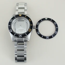 40.5mm Men's Watch Case Bracelet For Seiko NH35 NH34 NH36 NH38 Movement 28.5mm Dial Modified SPB143J1/SPB253J1 Black Tiger Whale