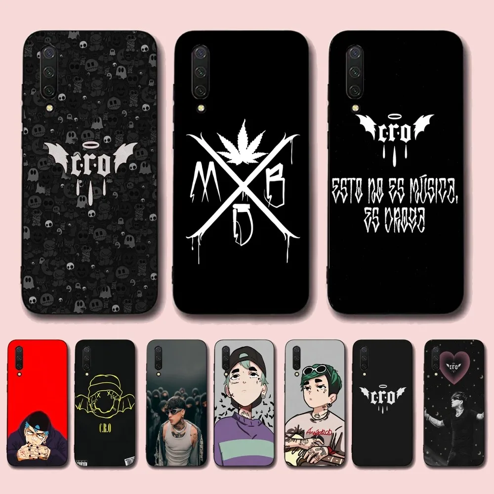 

C.R.O Crocraxker Rapper Phone Case For Xiaomi Mi 5X 8 9 10 11 12 lite pro 10T PocoX3pro PocoM3 Note 10 pro lite