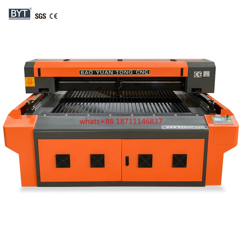 BYT CNC 1325 laser cutting engraving machine for nonmetal