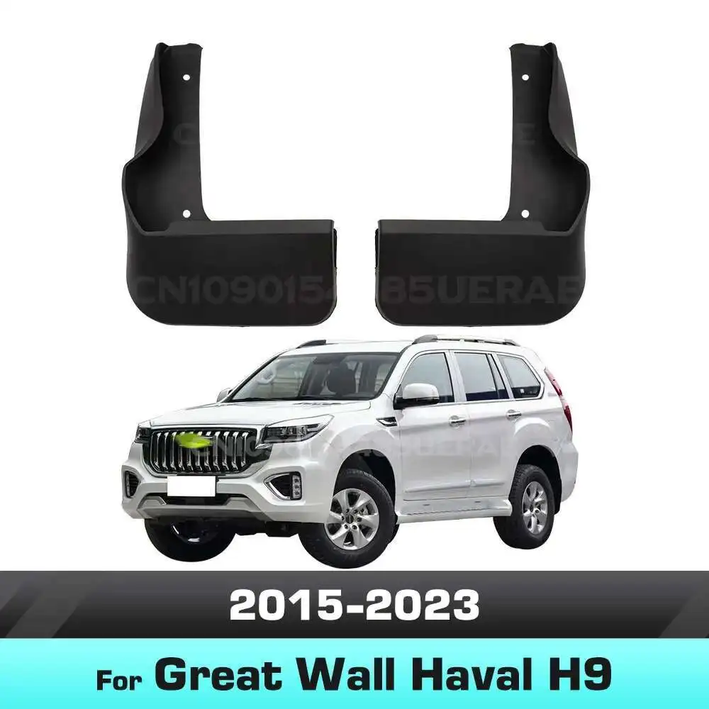 ل Haval H9 2015 2016 2017 2018 2019 2020 2021 2022 2023 درابزين قطعة من نسيج الطين اللوحات الحرس سبلاش رفرف واقيات الطين اكسسوارات السيارات