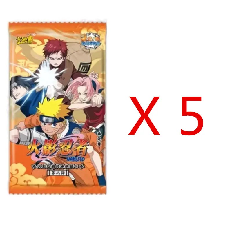 KAYOU Naruto Cartas Uzumaki Sasuke Jogo Coleção Caixa Rara Cartões
