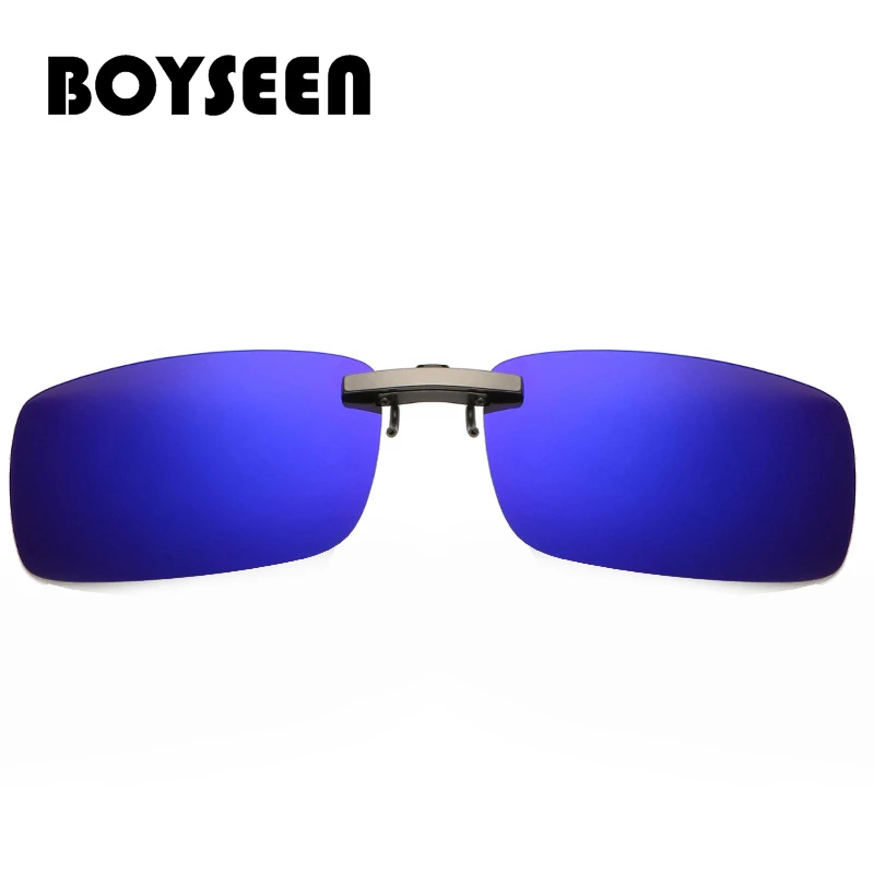 BOYSEEN Polarized Clip Sunglasses Driving Day Night Vision Lens Unisex Sport Fishing Myopia Glasses Men Women Travel Outdoor