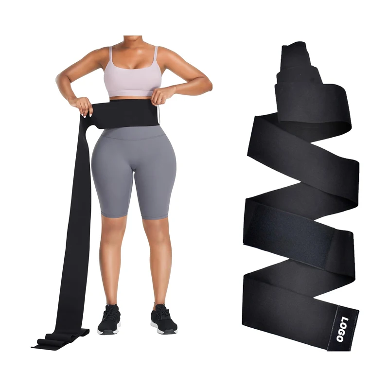 Waist Trainer Body Shaper Snatch Me Up Bandage Wrap Women Slimming Stretch Bands Lumbar Support Invisible Adjustable Wrap