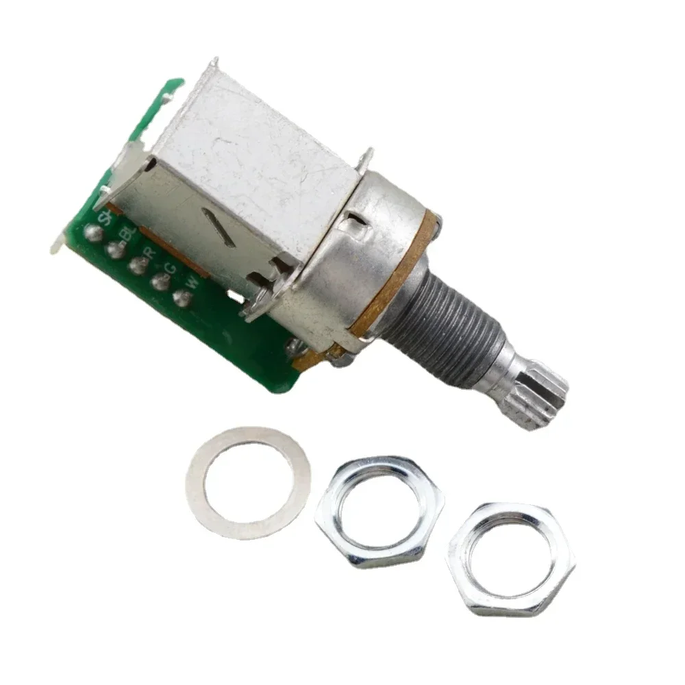1 Piece B500K Push Pull Switch Potentiometer(POT)  With Circuit Board -  Made in Korea image 4