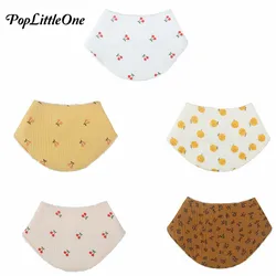 Poplittleone 1PCS 아기 Bibs 부드러운 목화 방수 턱 받이 신생아 유아 먹이 Burp Cloths 수건 타액 두건 스카프