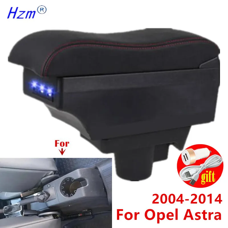 Für Opel Astra H Armlehnenbox für Opel Astra 2004-2014 Auto-Armlehnenbox Aufbewahrungsbox Innenraum-Spezialzubehör Nachrüstung Auto-Zubehör