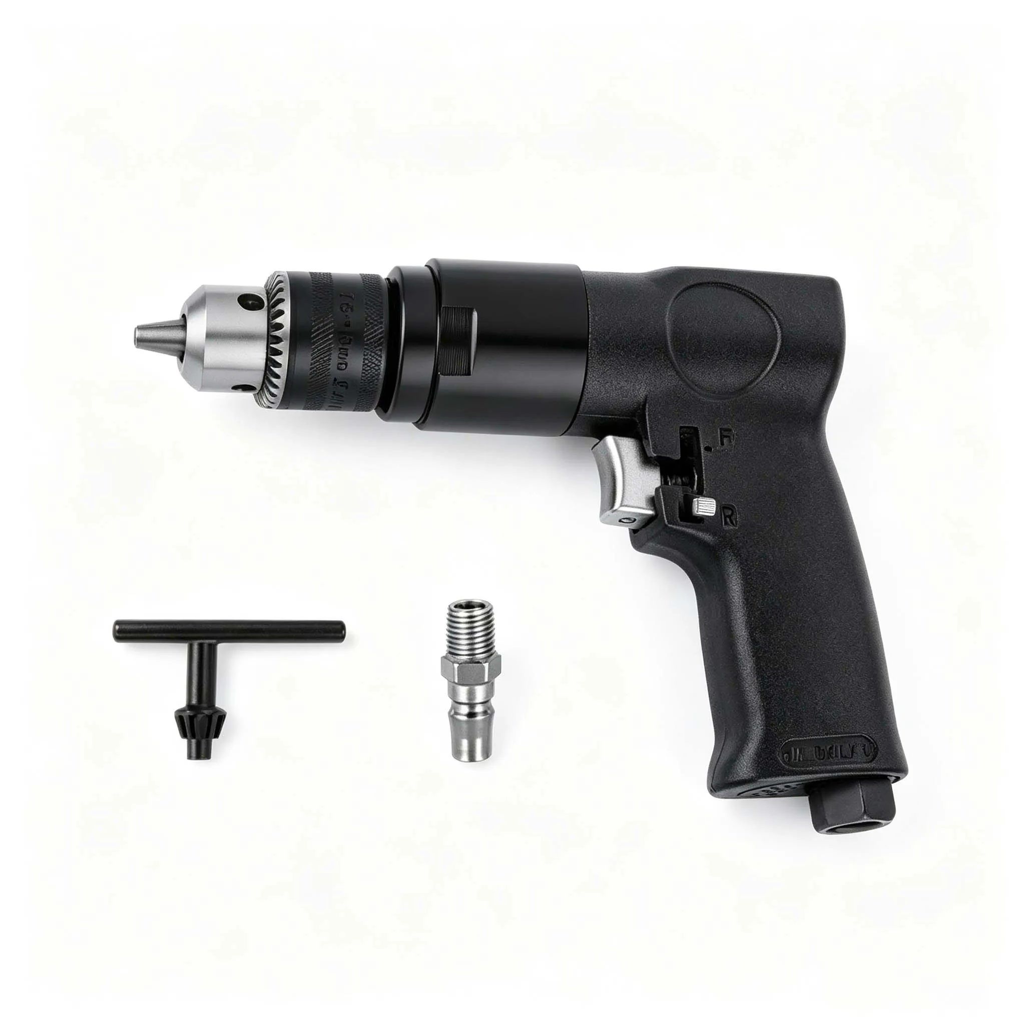 Industrial Grade Pneumatic Drill 1/2 13mm 3/8 10mm Aluminum Alloy Construction Reversible Pistol Grip Air Powered Tool