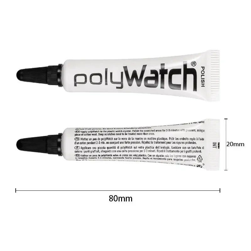 Polywatch Glass Polish Paste 1 Sets Acrylic Crystals Glass Scratch Remover Repair Sanding Fit for Polishing Grinding Paste Tools