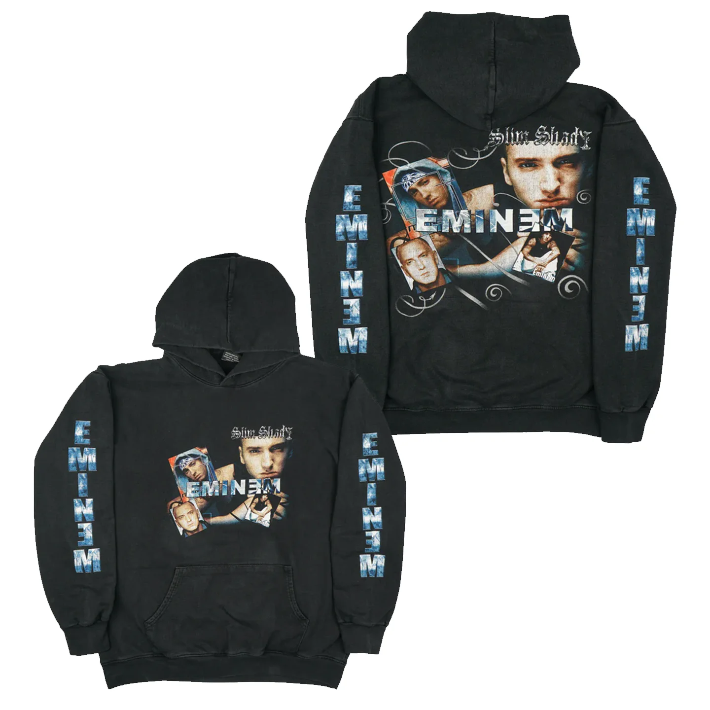 

Autumn and Winter New American Tide Brand Street Unisex Print Hip Hop Rap Hiphop Comfortable Hooded Sweater