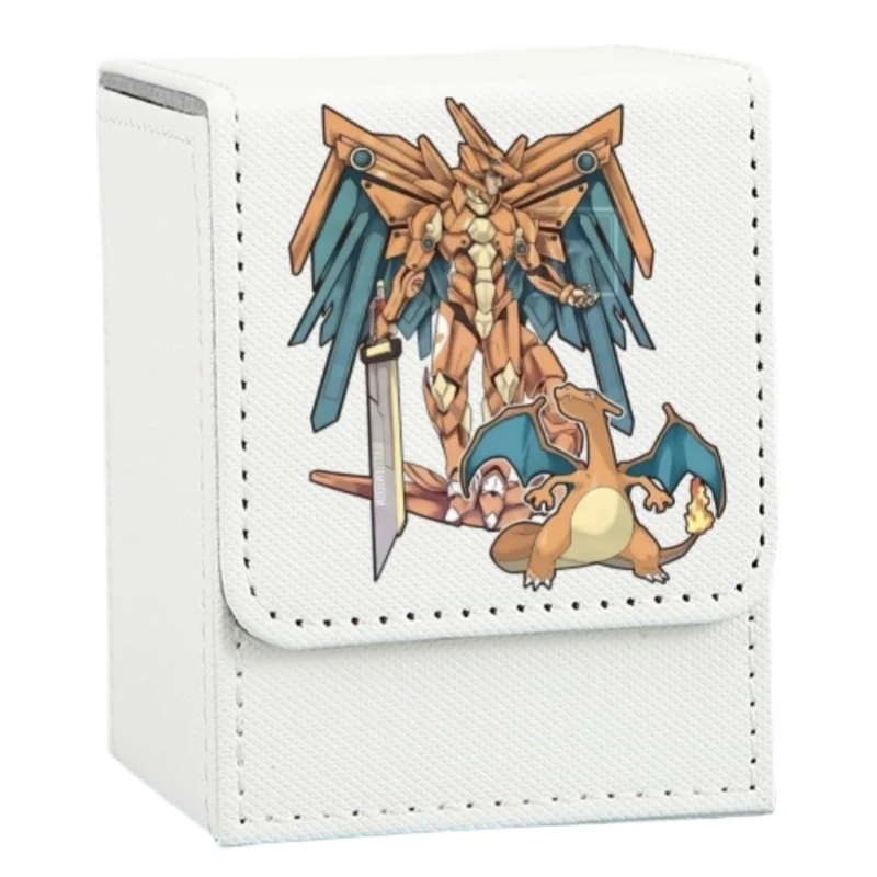 Charizard Card Case Blastoise Gyarados Giratina Arcanine ptcg Diy Quality Leather Action Toy Figures Game Collection Storage Box