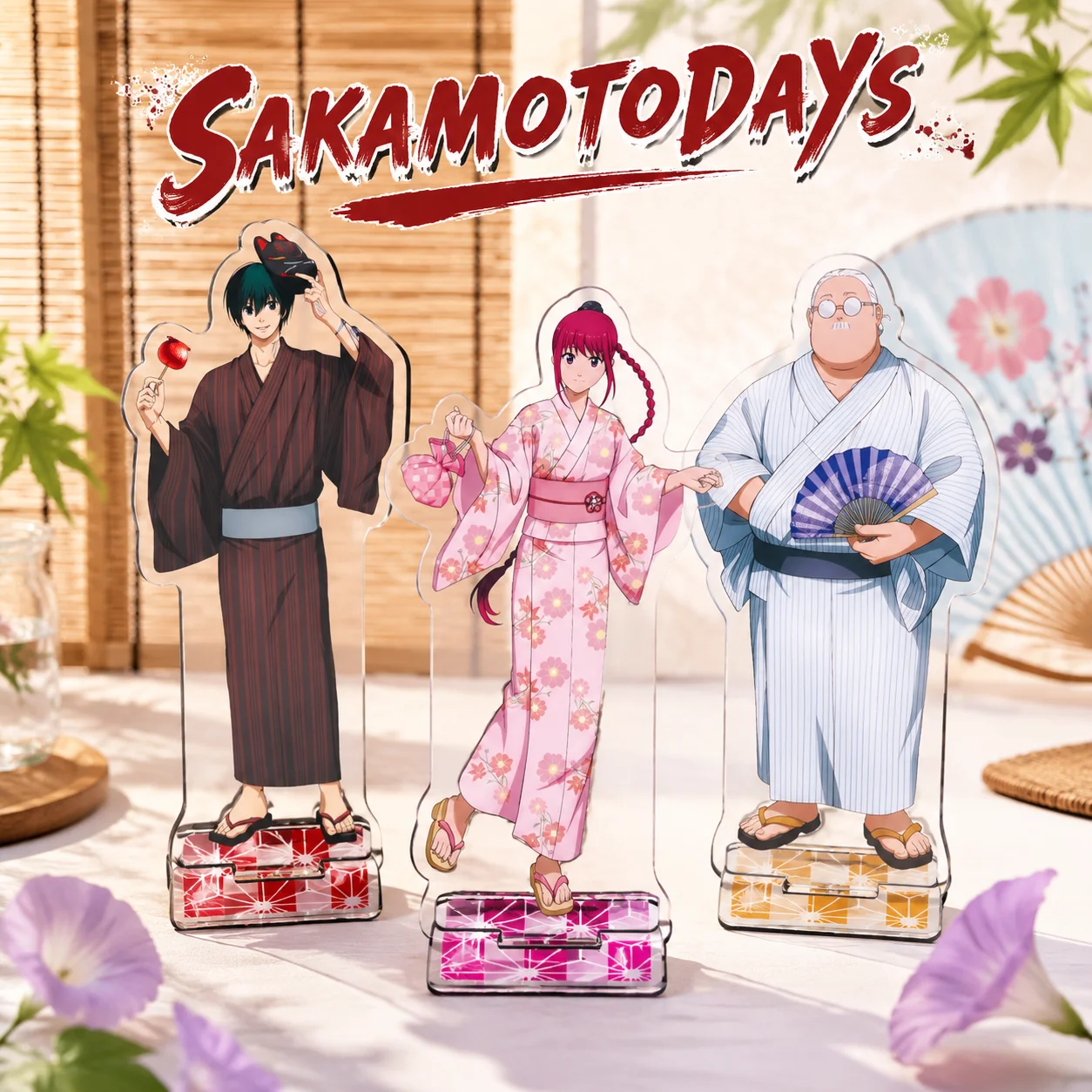 HOT Anime SAKAMOTODAYS 15cm Acrylic Stand Tabletop Decorations Accessories Decor Gifts Exquisite Products jewelry Keychains