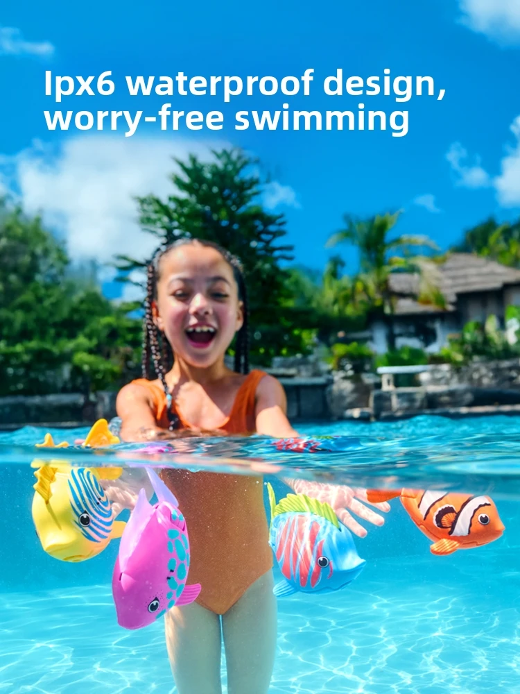 روبوت المحيط للاستكشاف العلمي - أسماك الحيوانات - الاستحمام واللعب بالأطفال بالماء - ألعاب حمام السباحة #2