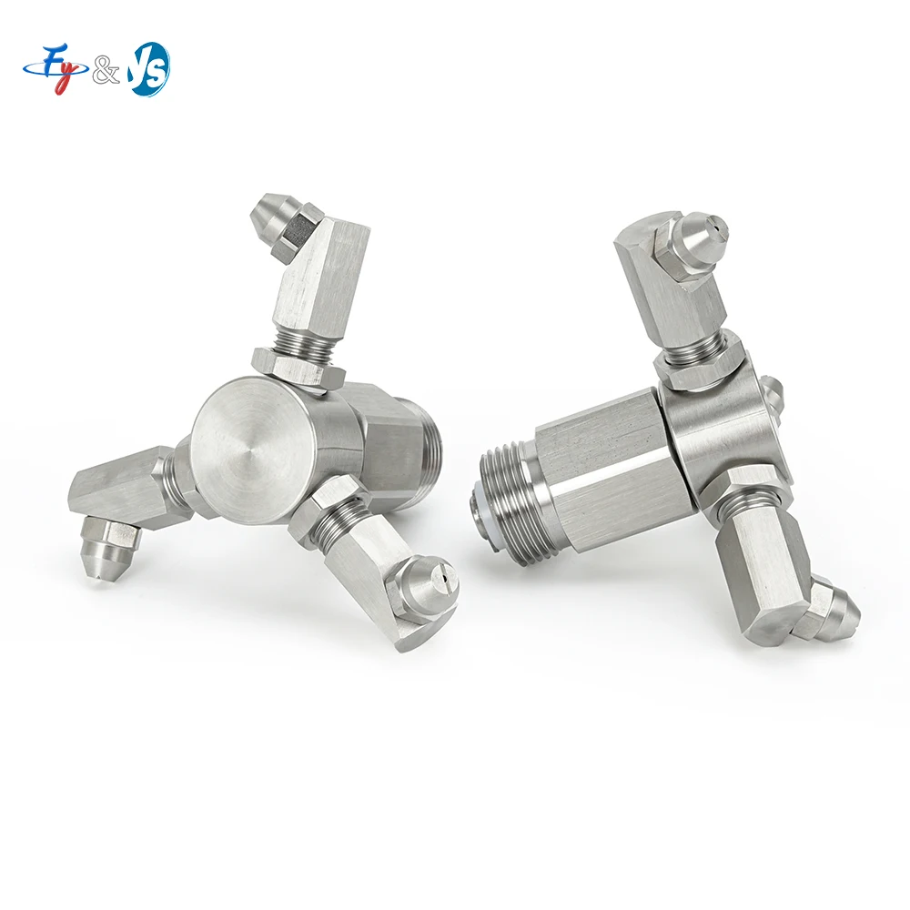 360 ° Automatic Rotating Car Washing Machine Nozzle High P-ressure Cleaning ,Industrial Dust re-moval Nozzle Fan /Cone Nozzle