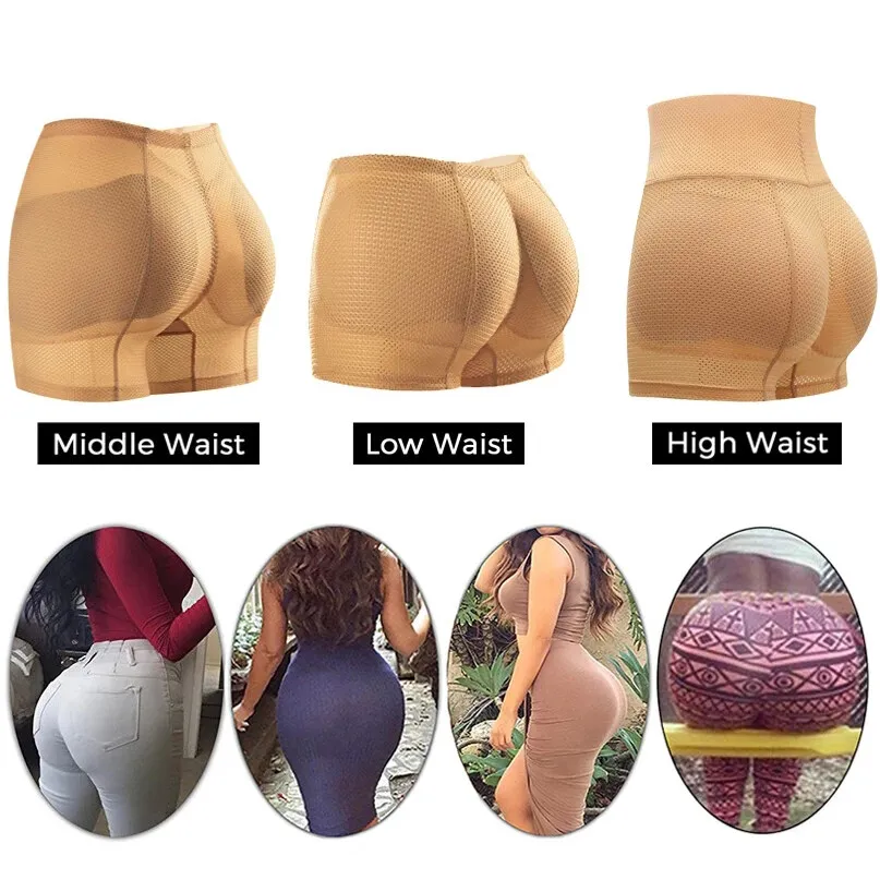 Women's Sexy Hip Pads Butt Lifter Shaper Padding Panty Push Up Bottom Butt Pads Women Hip Enhancer Hip-lift Seamless Panties