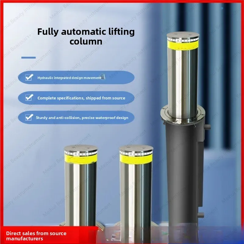 Electric Automatic Lifting Column, Hydraulic Stainless Steel Intelligent Anti-collision Pile At The Entrance of The School