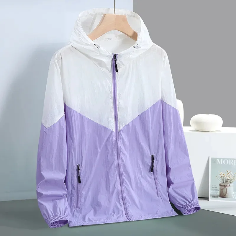 Sunscreen Clothes for Women's Outerwear 2024 New Slim Casual Versatile Sunscreen Clothes With a Lightweight Breathable Jacket S4