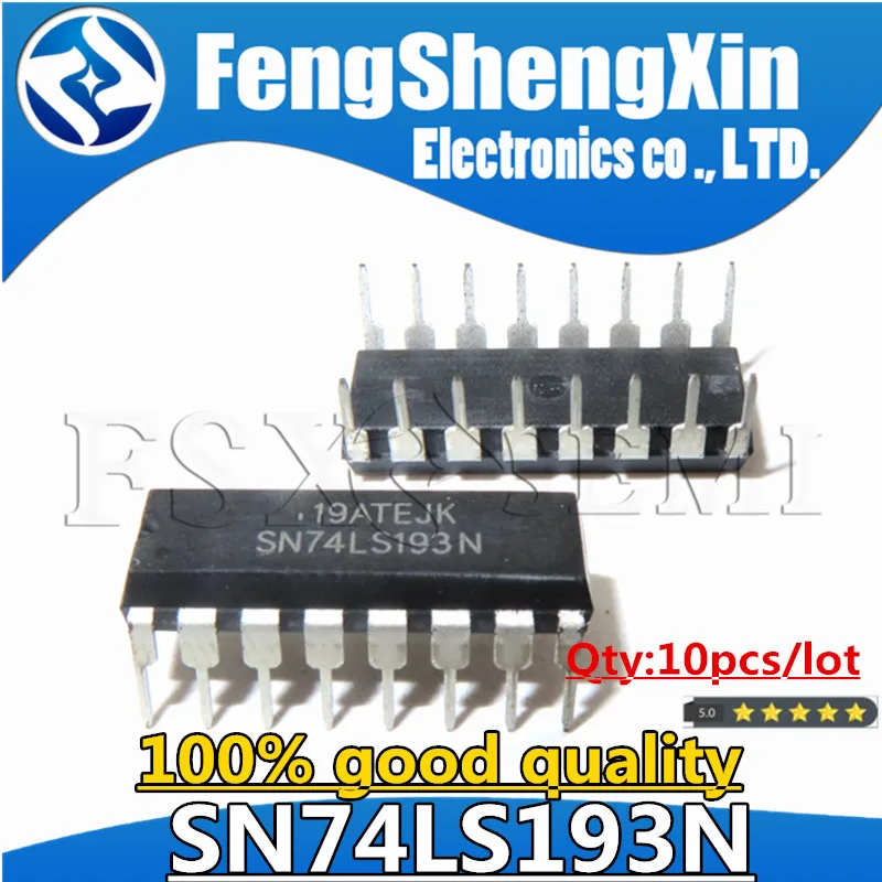 10pcs/lot HD74LS193P 74LS193 SN74LS193N DIP-16 Counter chip