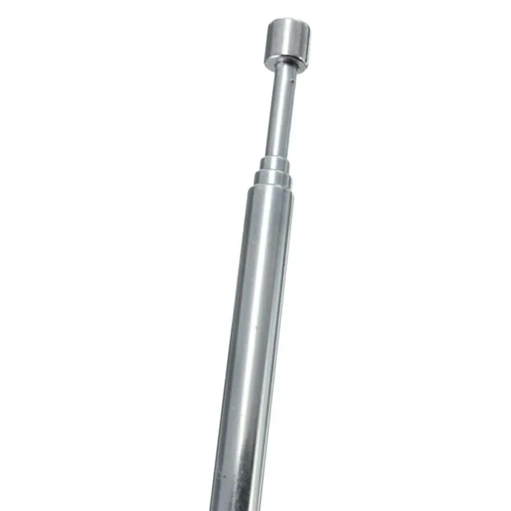 1Pcs 7104 7120 Telescopic Antenna SMA Male Connector 7 Sections Radio TV Antenna Full Frequency Portable Replacement Aerial