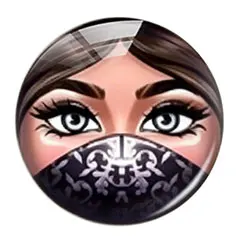 Round матрёшка Matryoshka Doll Face Glasses Russian Mask Women Photo Glass Cabochon Flatback Demo Cameo For Diy Jewelry Making