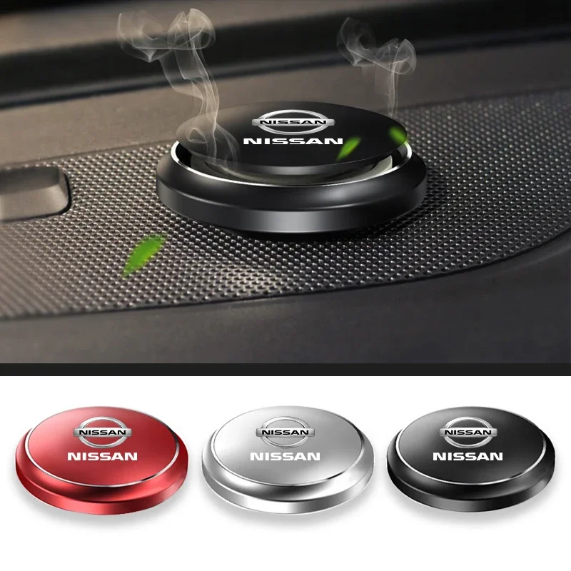 Car Air Freshener Instrument Flavor Perfume UFO Shape Scent Decor For Nissan Qashqai X J10 Trail Tiida Teana Juke X-trail Almera