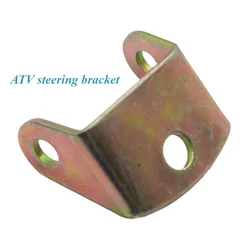Modified kart accessories, small Mars beach bike steering, sheep horn rocker arm connection, hanging block iron plate fixation