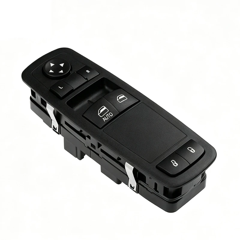 37JE Driver Door 12V Adjustment Panel 04602627AG Reference, Glass Lift Lock and Mirror Input Pad for Selected 2008-2011 Vehicles
