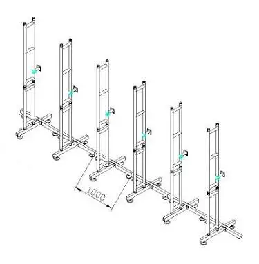 Stable And Popular Aluminum Portable LED Screen Wall Truss Ground Stand Support Truss For LED Cabinet