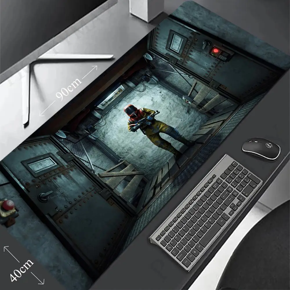 Alfombrilla de ratón RUST Gaming 900 × 400, alfombrilla de ratón para Gamer Xxl, accesorios para oficinas, teclado, alfombrilla larga, alfombrilla de escritorio para ordenador