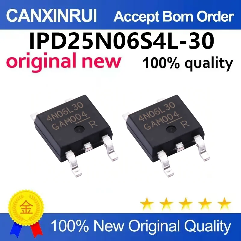 (5pcs-100pcs)Brand new original IPD25N06S4L-30 power transistor TO-252