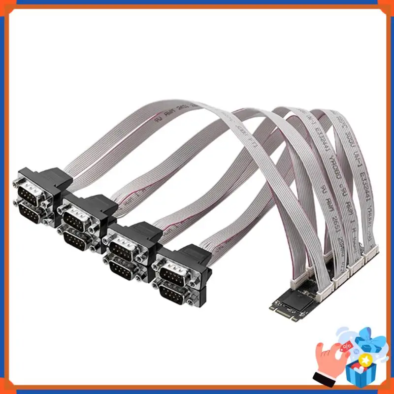 

Compact M2 To 8 Port RS232 Serial Expansion Card M2 To RS232 Serial Expansion Card Riser 8 Port RS232 Serial Expansion Adapter