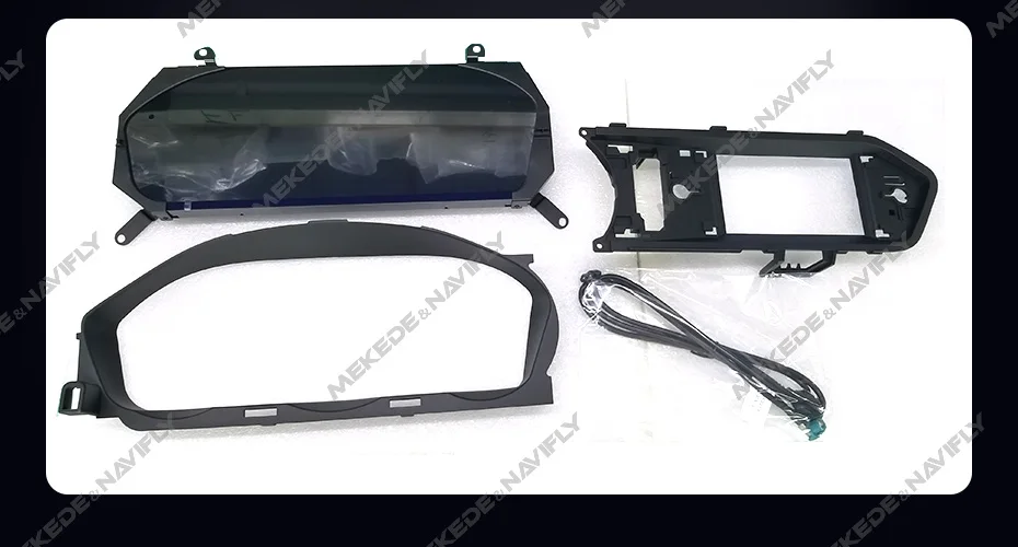 MEKEDE 12.3 Pollici 4 Core Tachimetro Digital Cluster LCD Cruscotto Per Benz Classe C W204 2011-2014 LHD LINUX Sistema